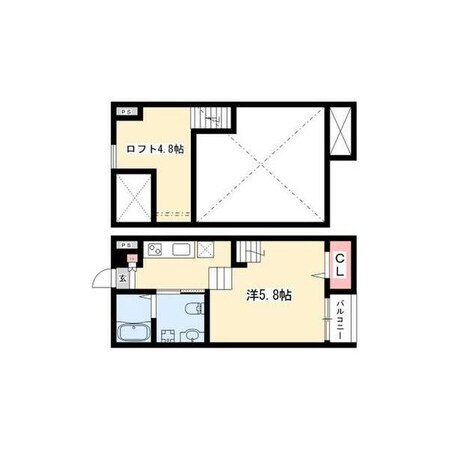 新守山駅 徒歩9分 1階の物件間取画像